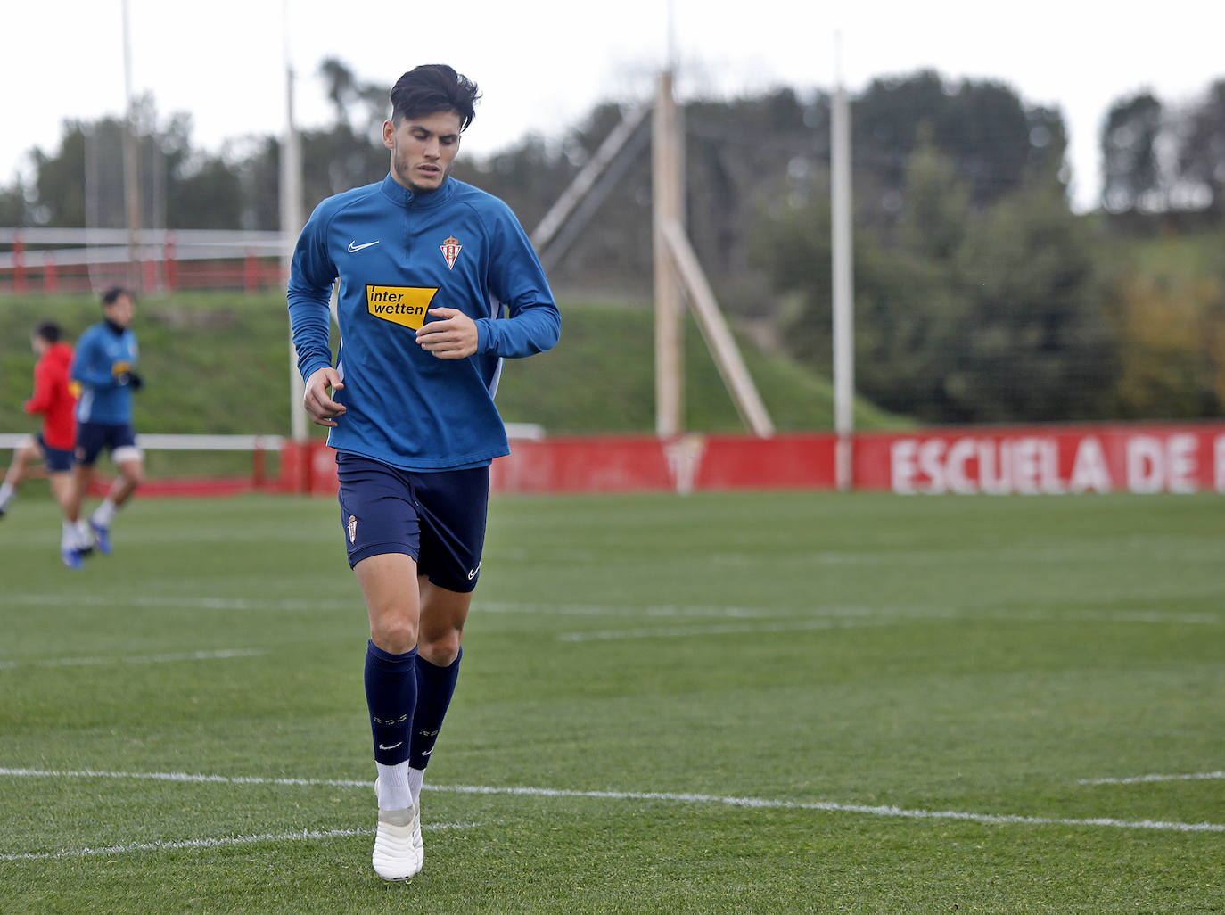 Los de José Alberto han entrenado este miércoles tras la derrota del martes contra el Zamora, que supuso la eliminación de la Copa del Rey. 