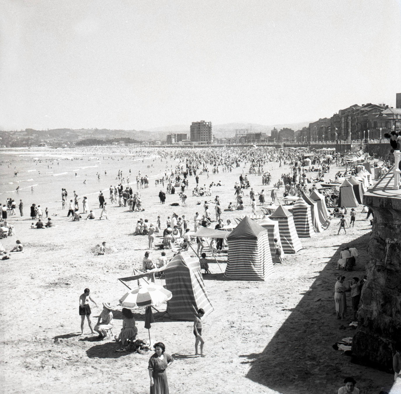 Agosto. Arenal de San Lorenzo. 