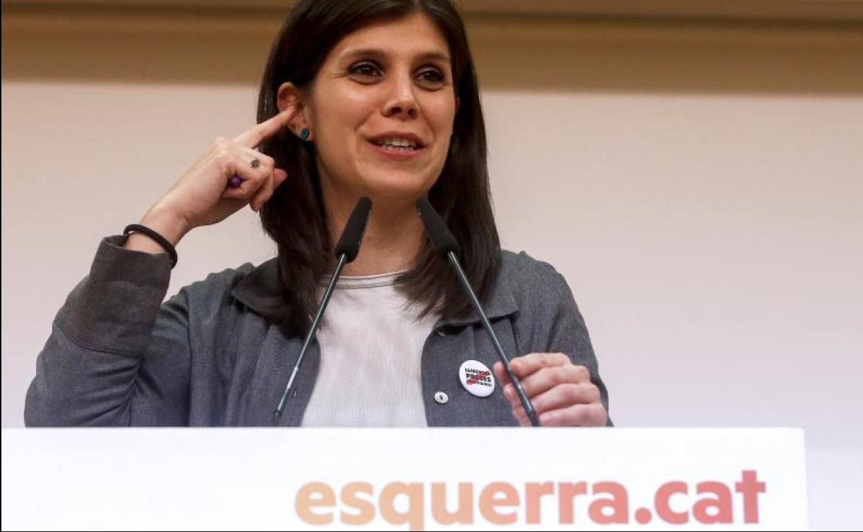 La portavoz de ERC, Marta Vilalta. 