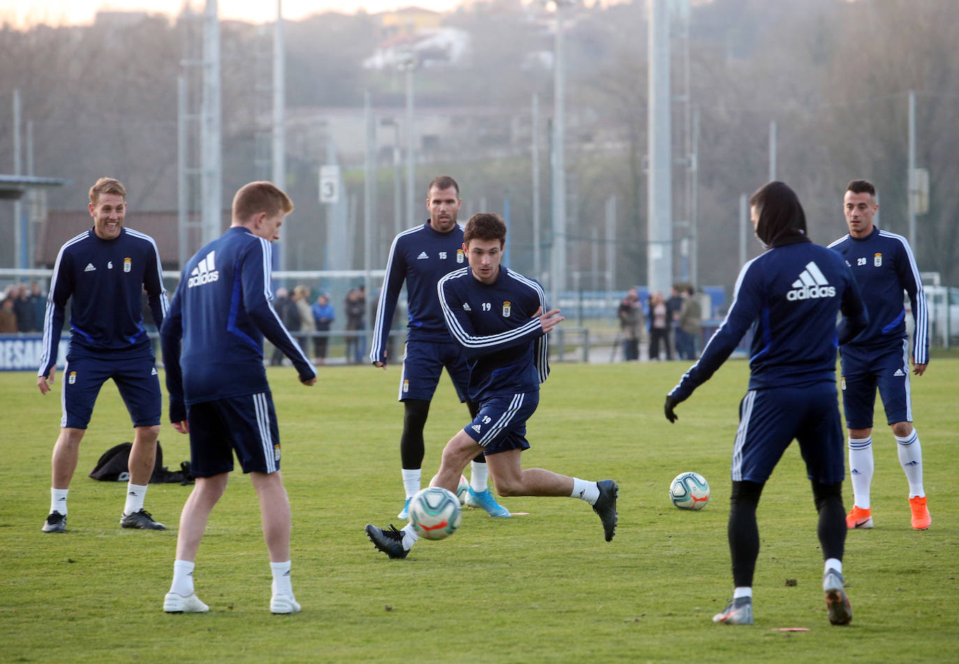 Fotos: Entrenamiento del Real Oviedo (01/01/2020)