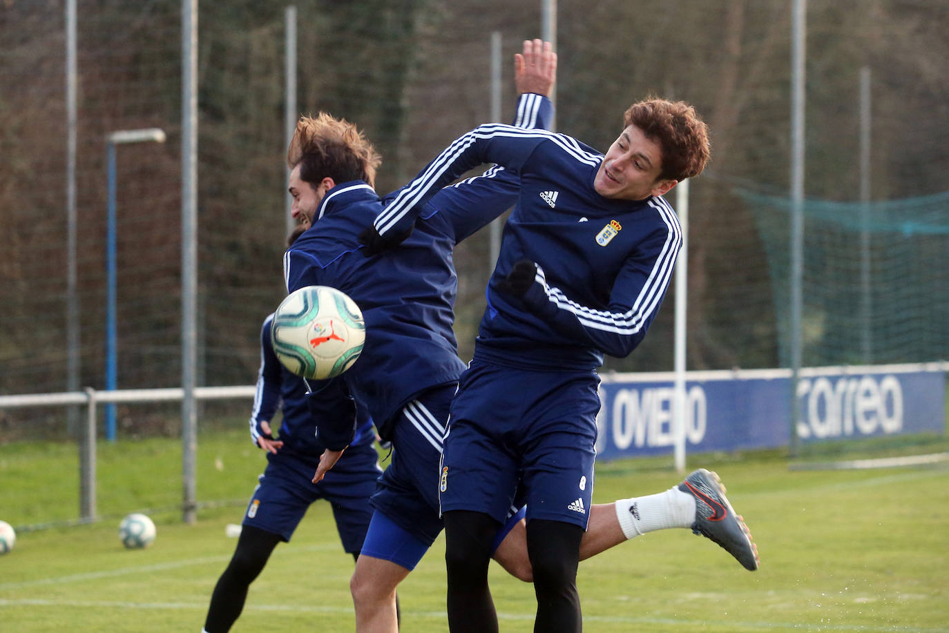 Fotos: Entrenamiento del Real Oviedo (01/01/2020)