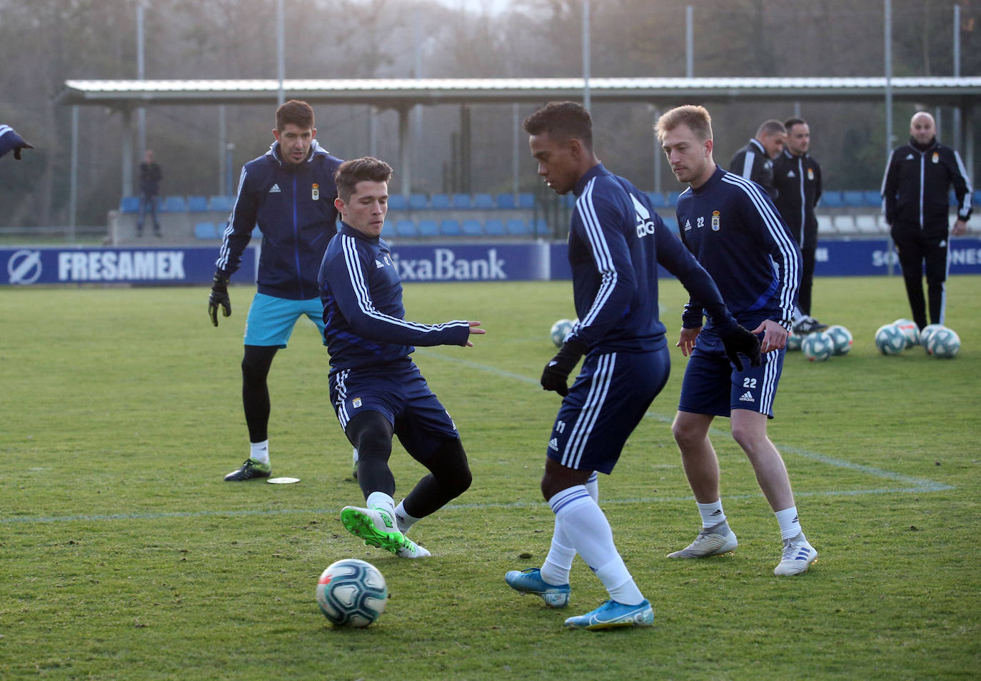 Fotos: Entrenamiento del Real Oviedo (01/01/2020)