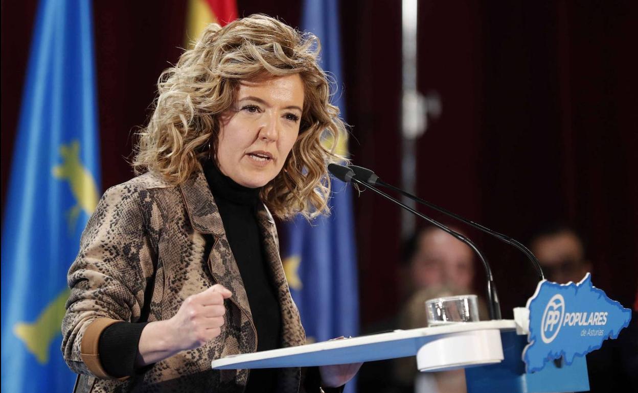 Teresa Mallada, portavoz del PP en la Junta General.