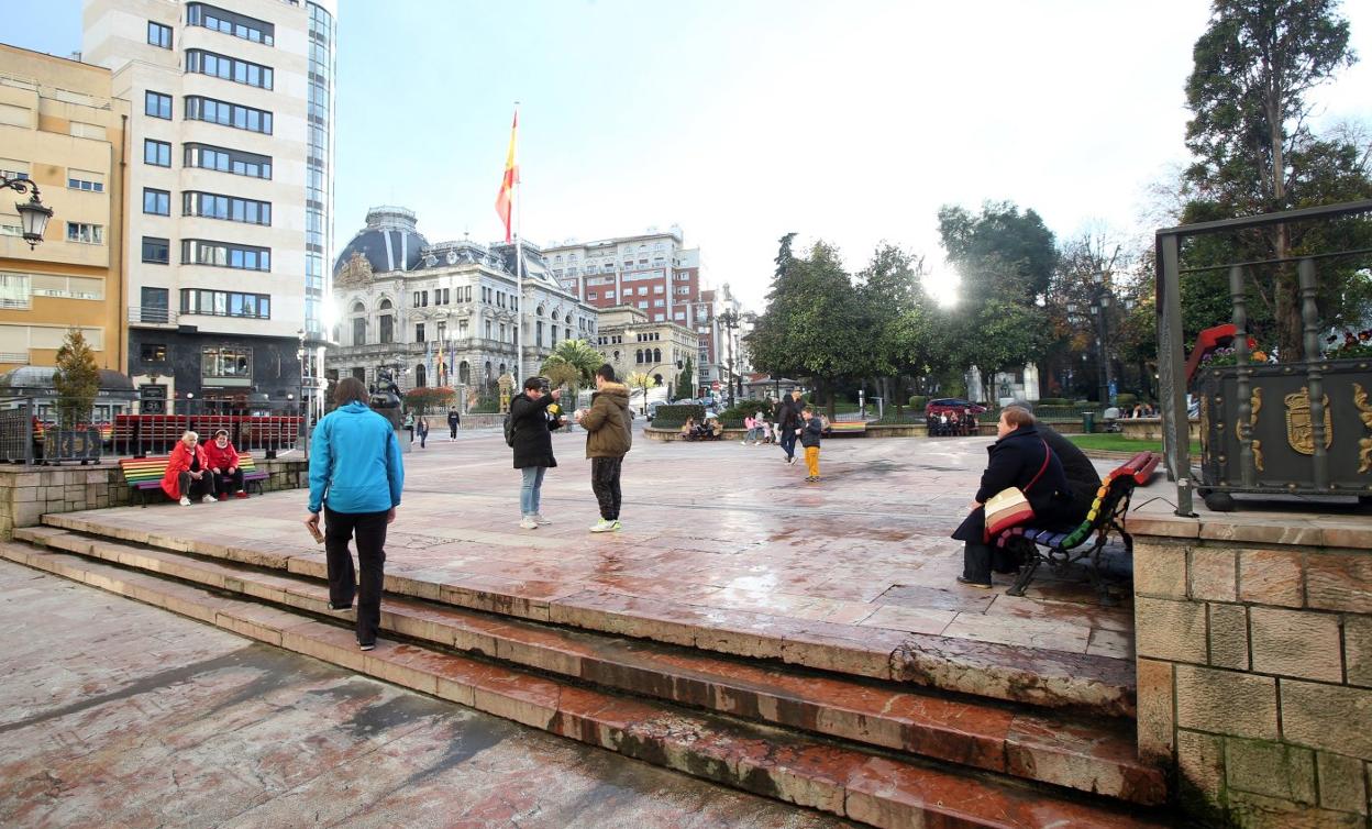 La plaza de La Escandalera cambiará su fisonomía actual, según los planes del Ayuntamiento. 