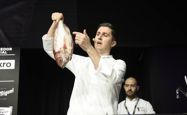 Jorge Martín, jefe de cocina del restaurante del chef Dani García.