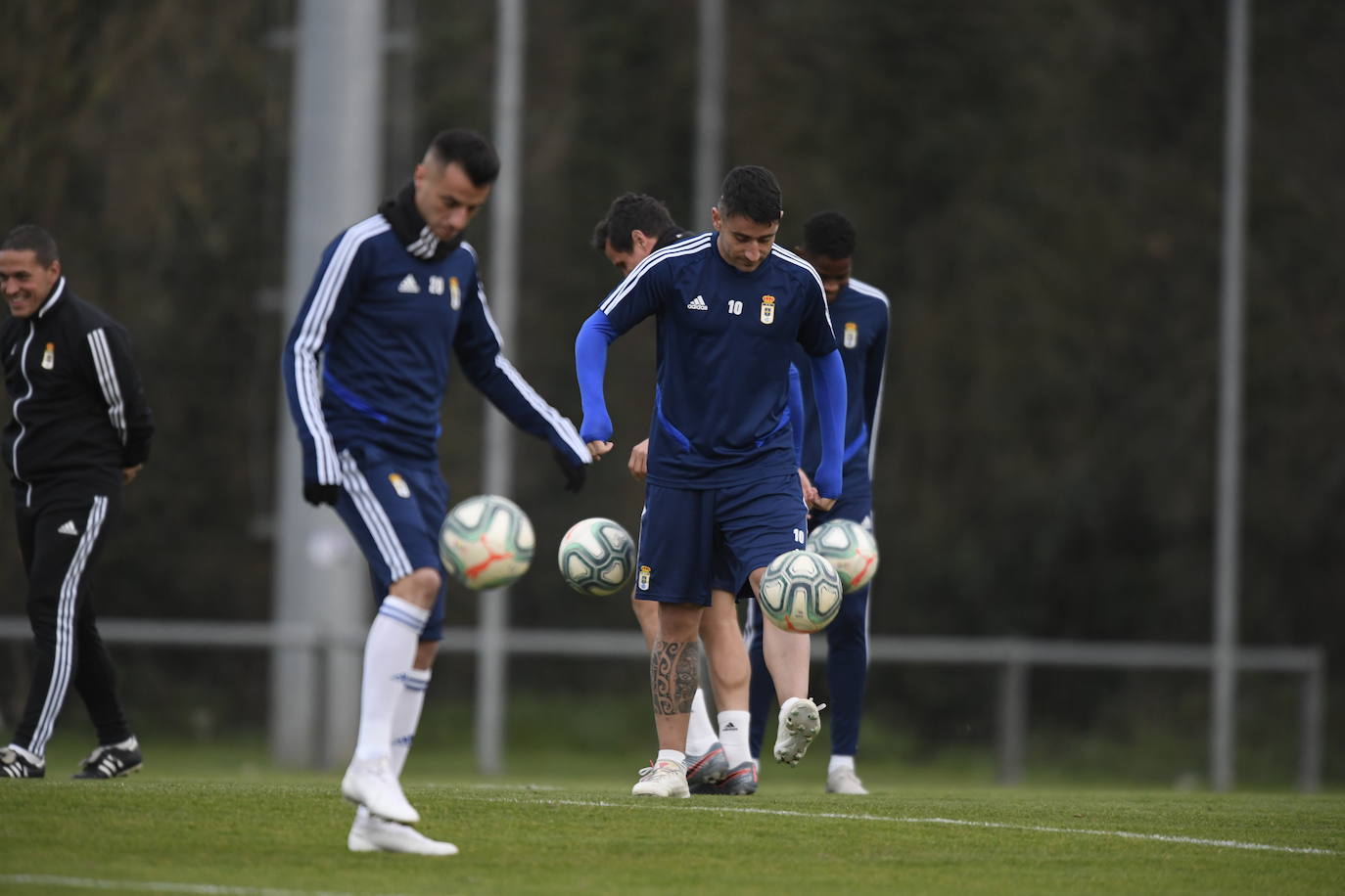 Tras la derrota ante el Almería, los azules han regresado a los entrenamientos