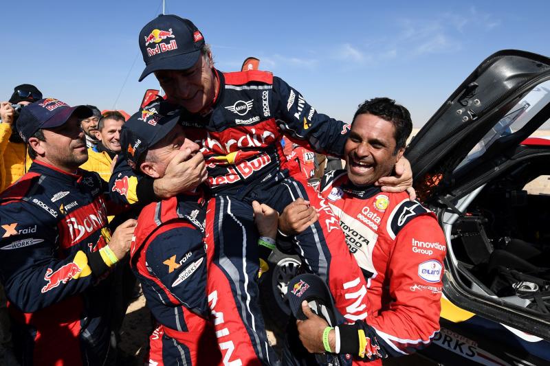 Fotos: Carlos Sainz, ganador del Dakar 2020