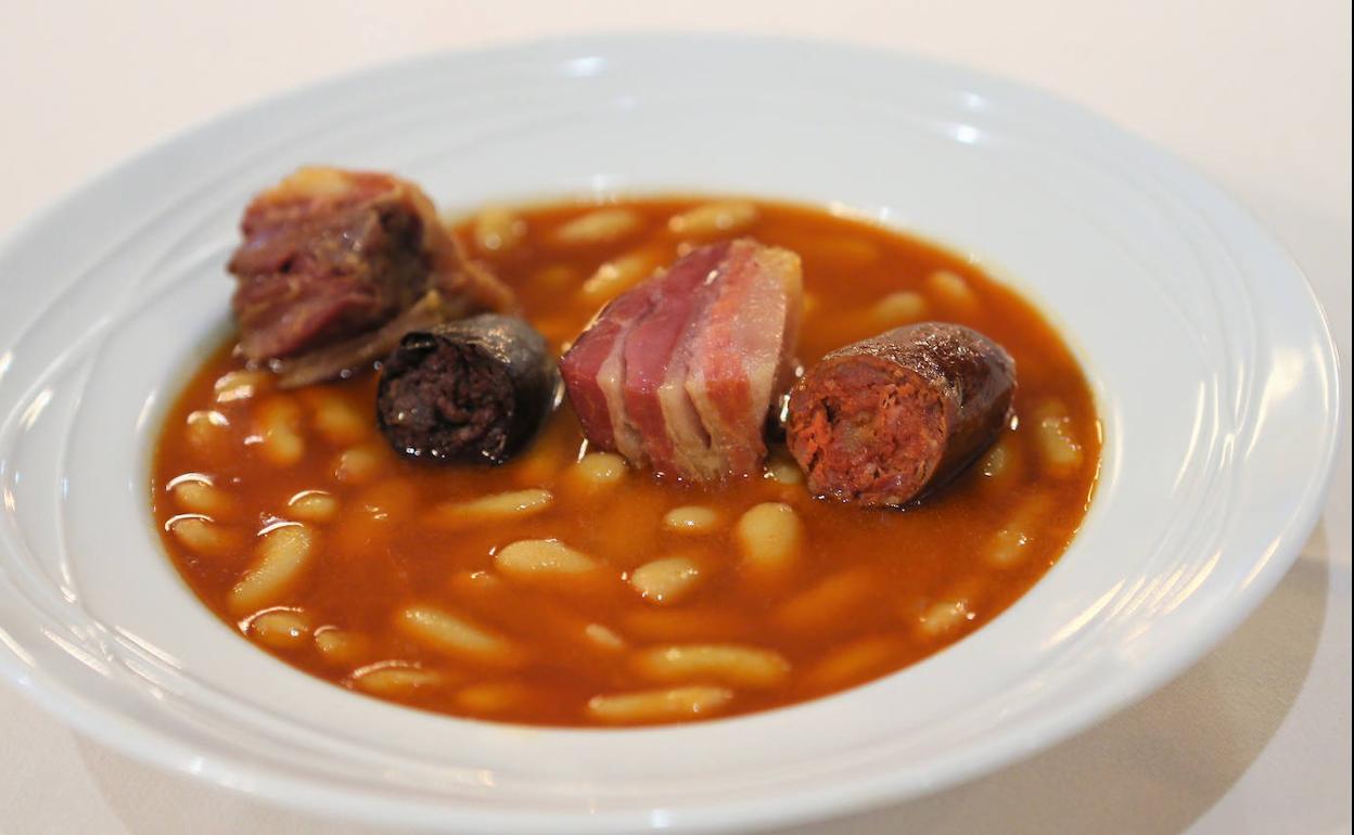 Fabada del restaurante Gaucho Fierro, ganador del concurso La Mejor Fabada del Mundo en 2018 