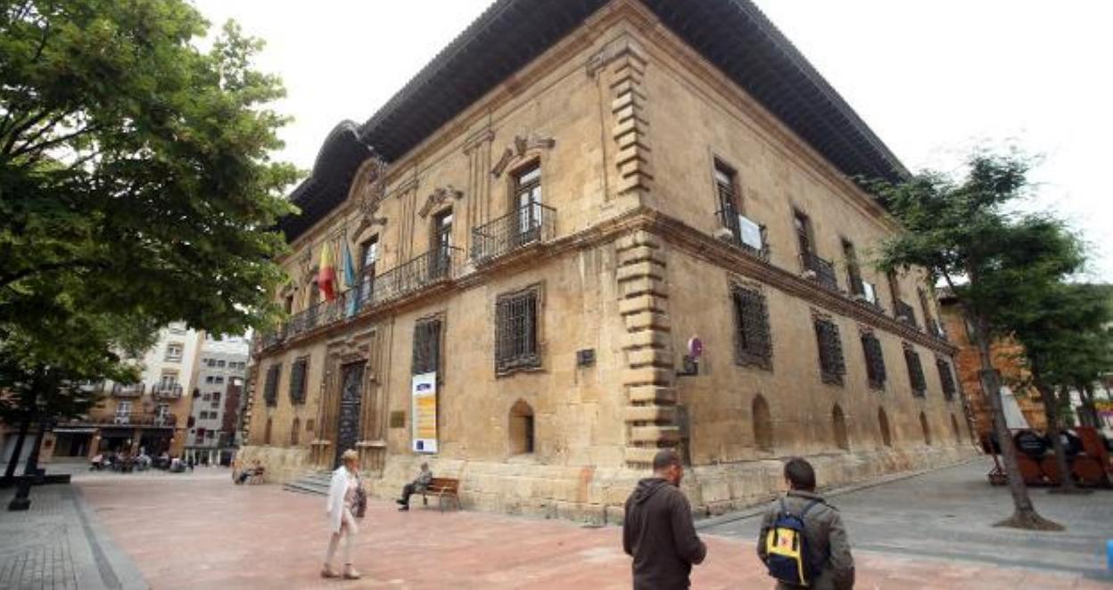 El Tribunal Superior de Justicia de Asturias, en obras. 