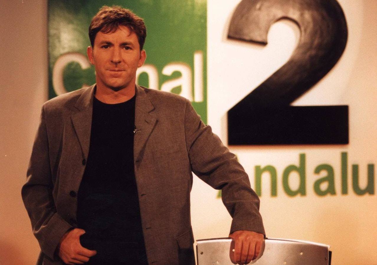 Antonio de la Torre, cuando presentaba en televisión 'Todo Deporte'