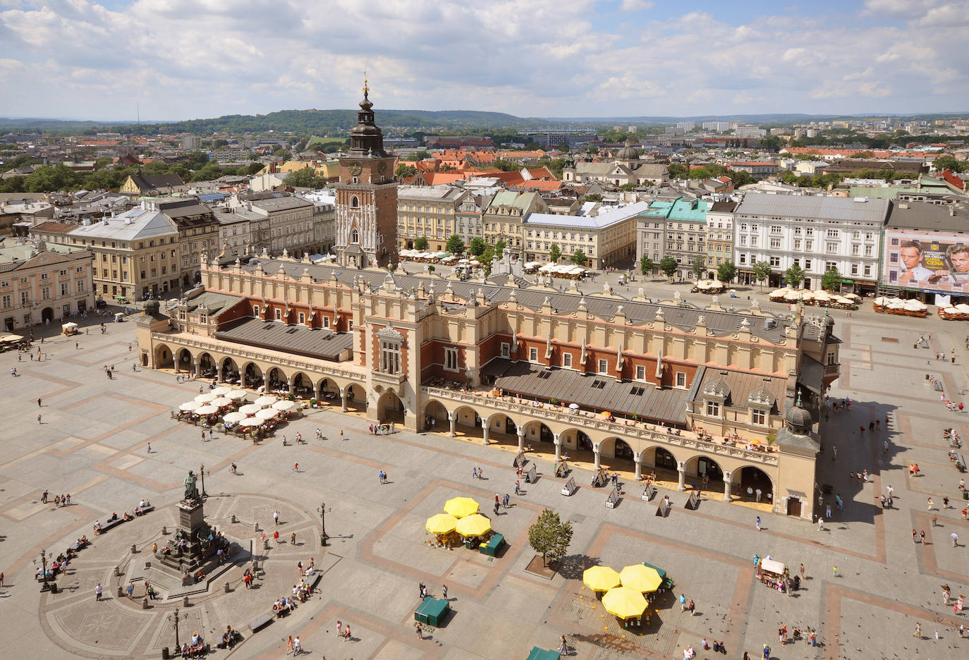 Plaza de Rynek Główny (Cracovia, Polonia) 