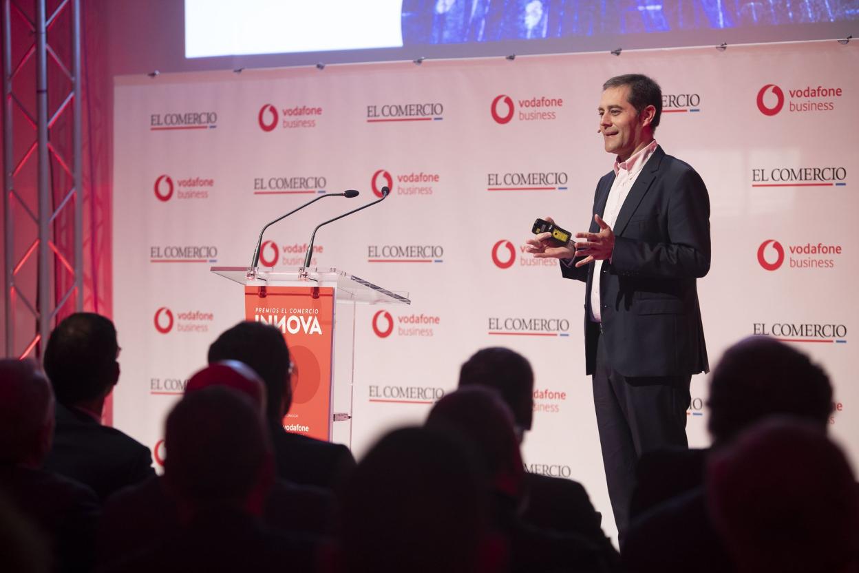 Carlos Alba, durante su ponencia ayer. 