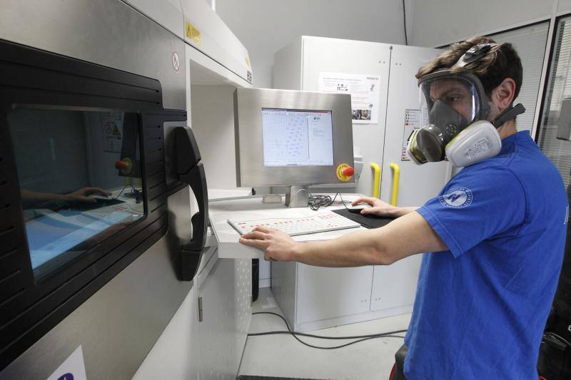 Laboratorio de fabricación aditiva de Idonial en Gijón.