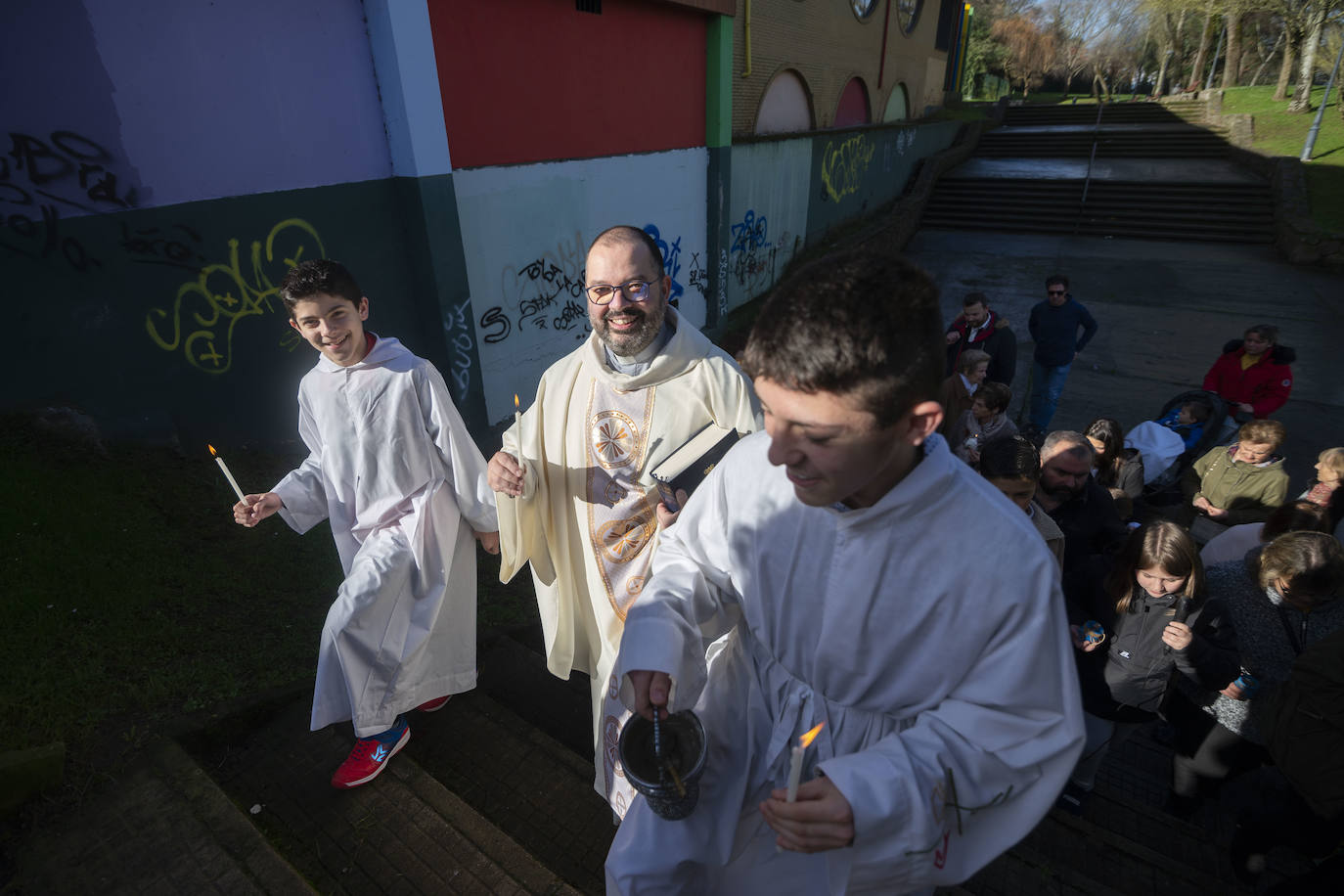 Procesión de La Candelaria en La Magdalena. 