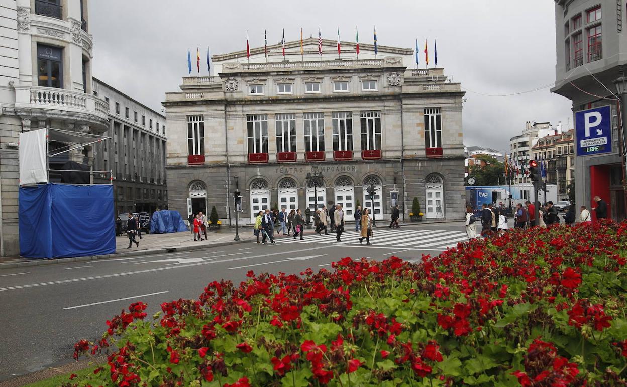 El Teatro Campoamor de Oviedo. 