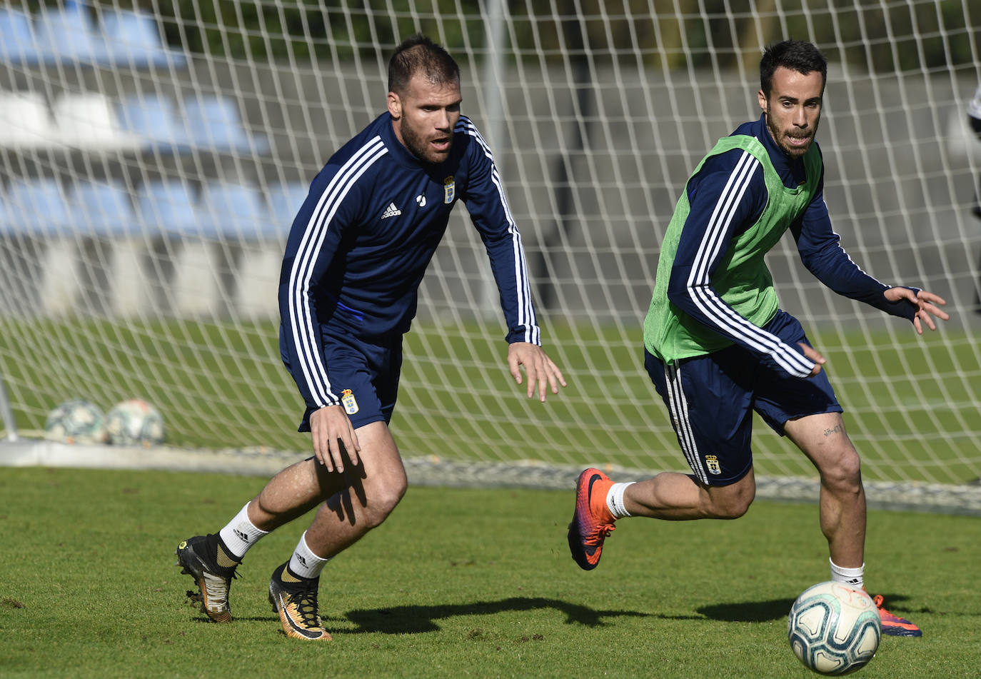 Los azules preparan su próximo partido ante el Rayo Vallecano