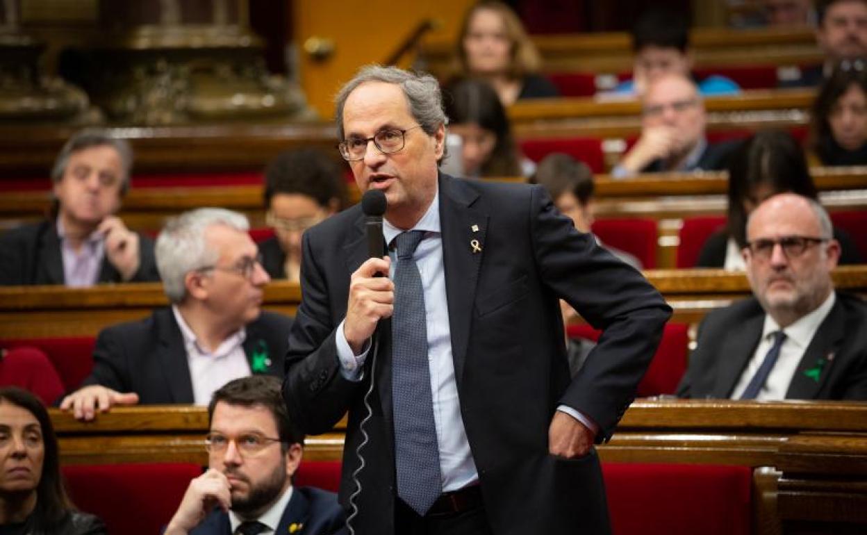 Torra insiste en exigir un mediador internacional en la mesa con el Gobierno