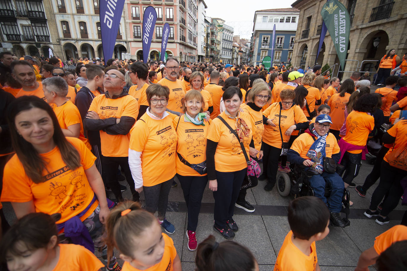 Avilés celebró la II Carrera Galbán contra el cáncer infantil