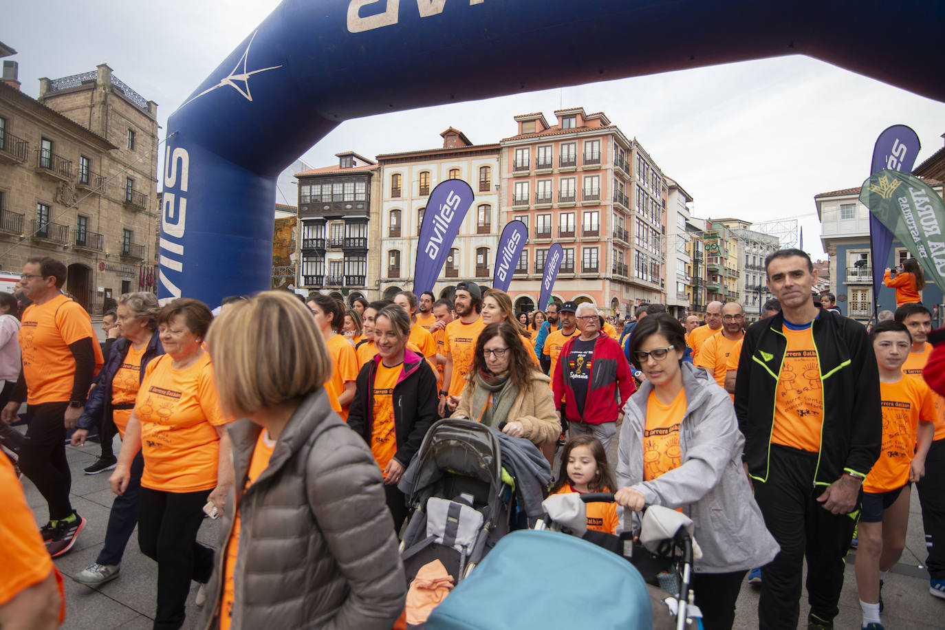 Avilés celebró la II Carrera Galbán contra el cáncer infantil