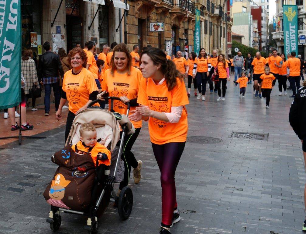 La capital del Principado acogió la II Carrera Galbán para recaudar fondos contra el cáncer infantil