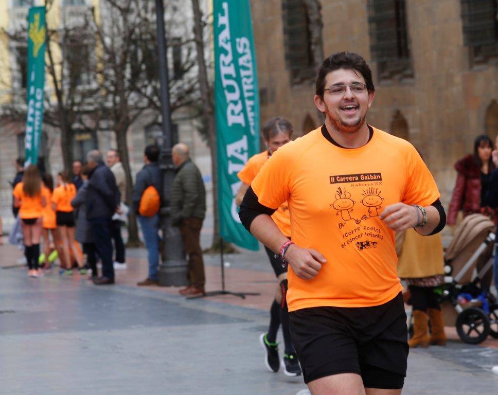 La capital del Principado acogió la II Carrera Galbán para recaudar fondos contra el cáncer infantil