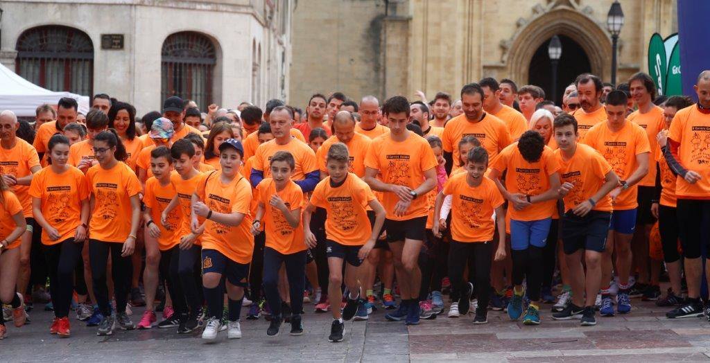 La capital del Principado acogió la II Carrera Galbán para recaudar fondos contra el cáncer infantil