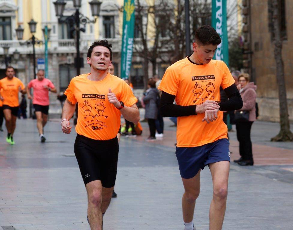 La capital del Principado acogió la II Carrera Galbán para recaudar fondos contra el cáncer infantil