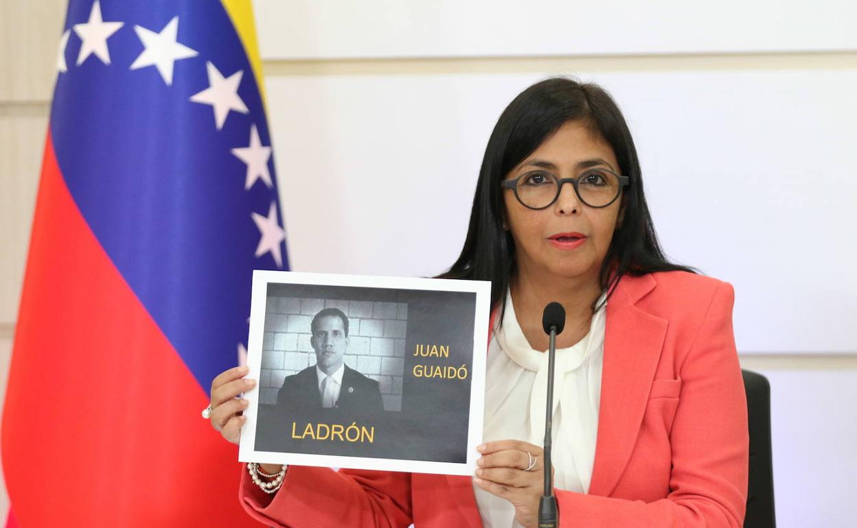 La vicepresidenta de Venezuela, Delcy Rodríguez. 