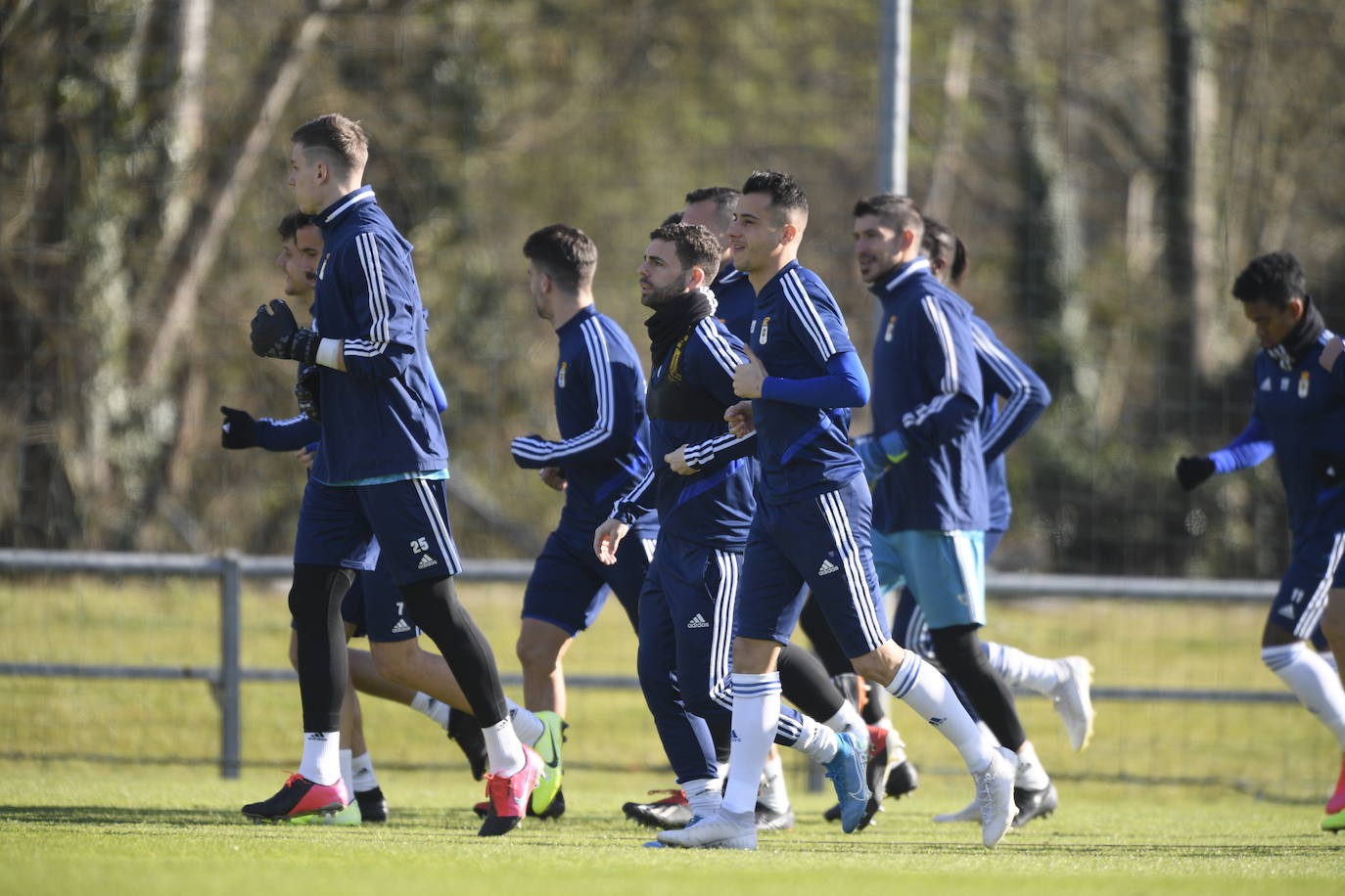 Fotos: Entrenamiento del Real Oviedo (19-2-20)