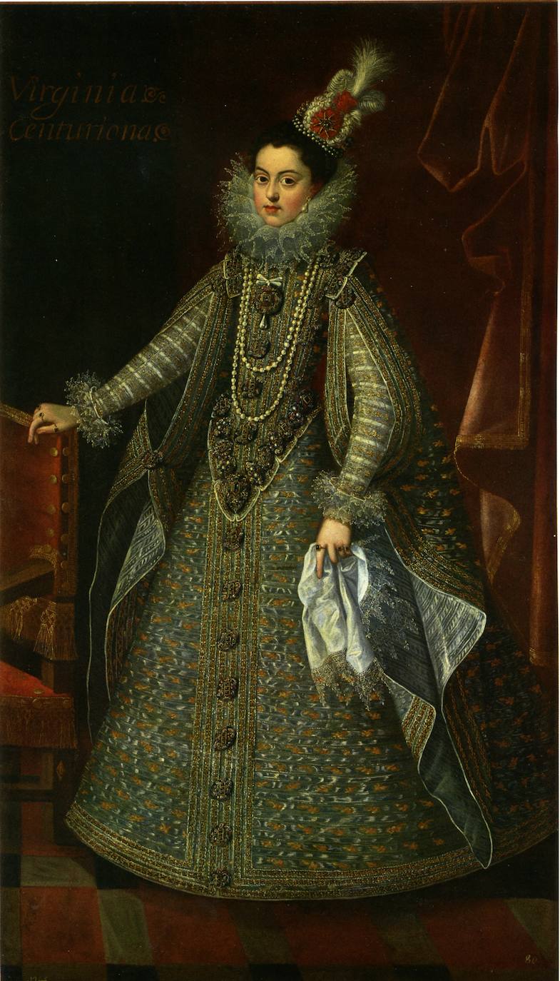 'Princesa Isabel de Borbón'; atribuido a Bartomé González, 1615