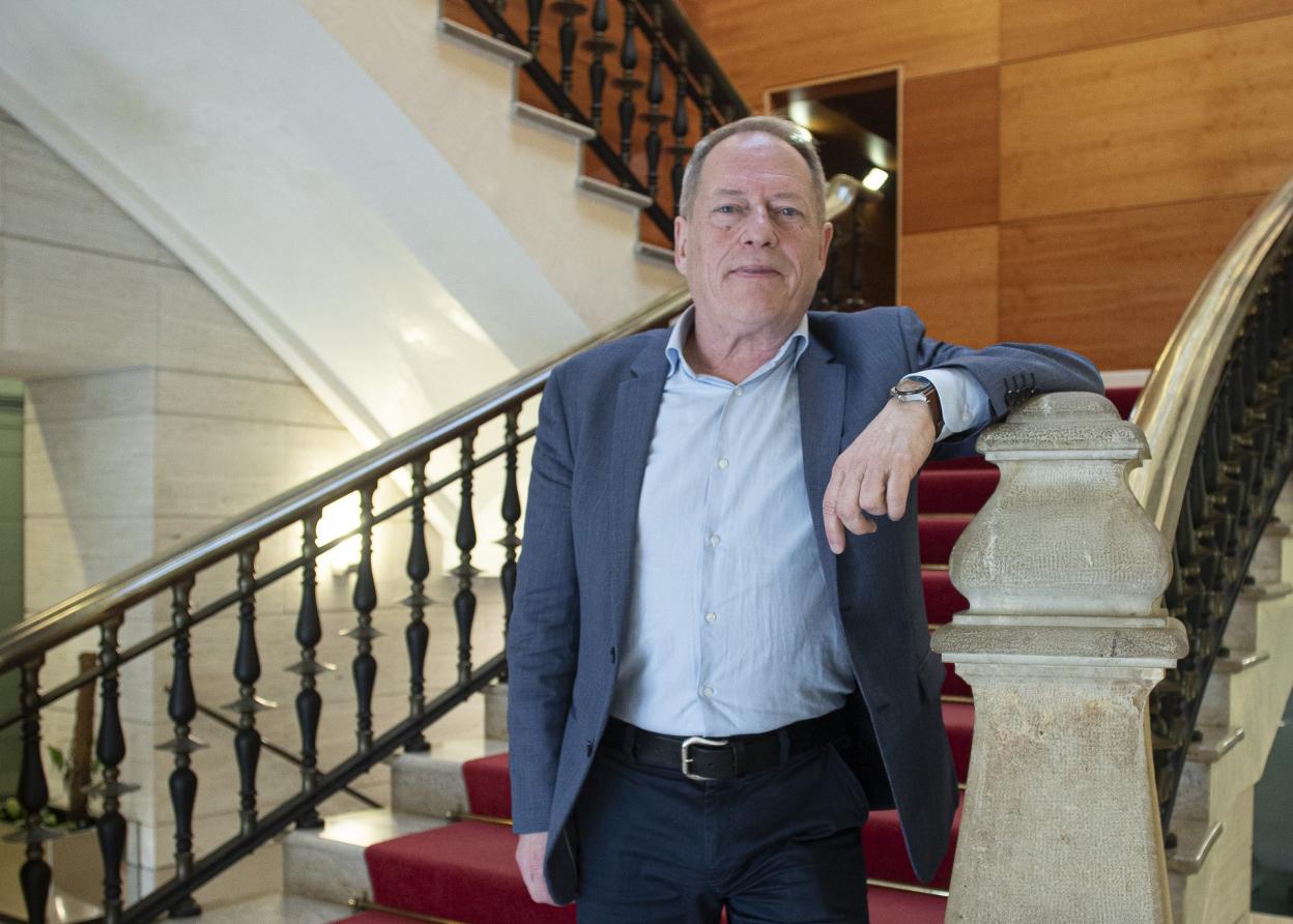 Aurelio Martín, en la Casa Consistorial. 