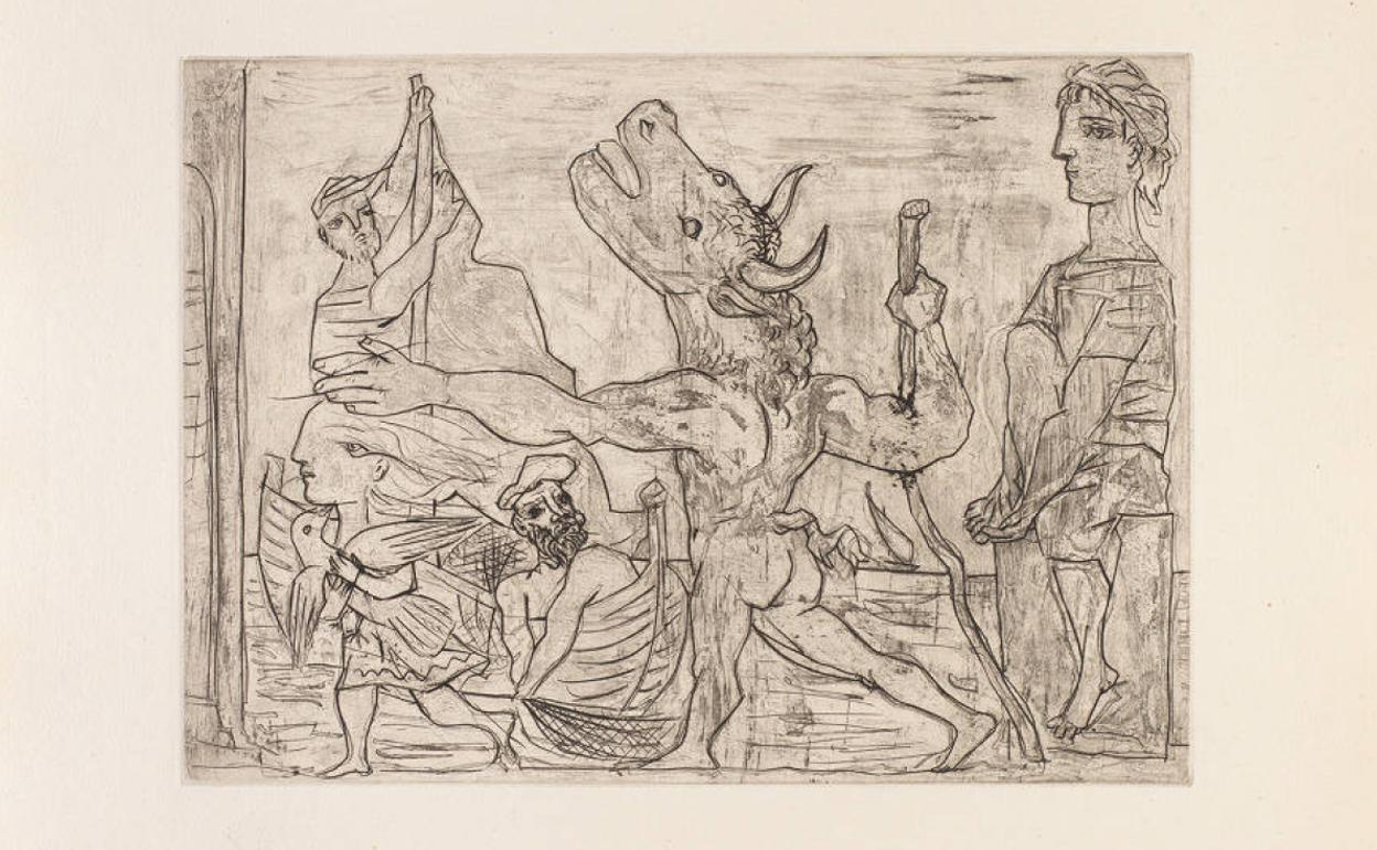 El Niemeyer acoge la exposición 'Grabados eternos' de Picasso