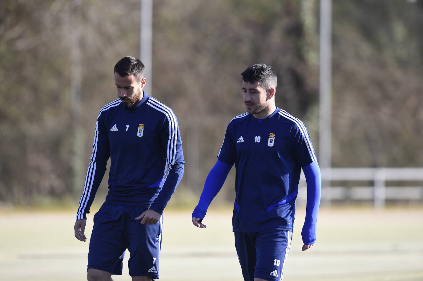 Los azules preparan su próximo encuentro frente al Lugo