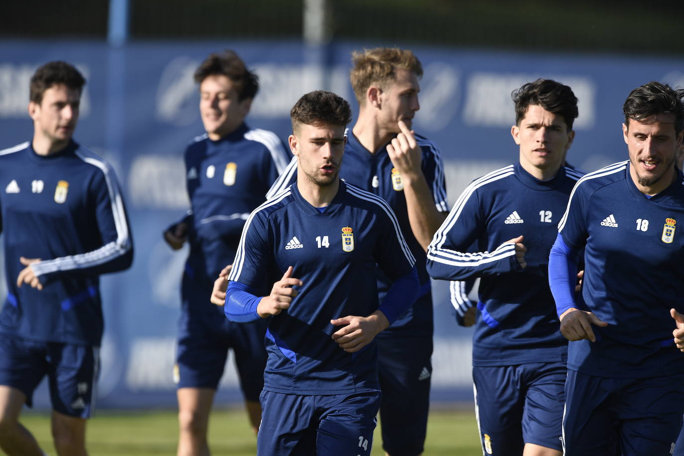 Los azules preparan su próximo encuentro frente al Lugo