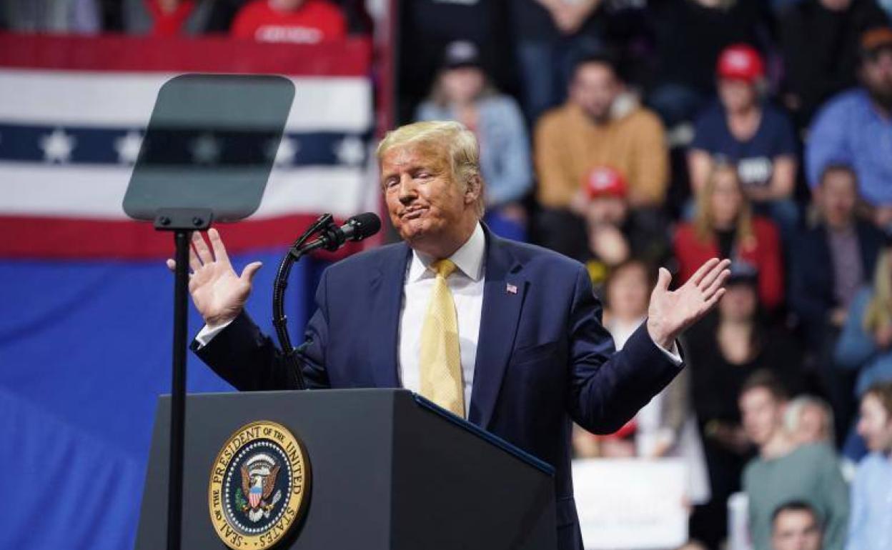 El presidente de EE UU, Donald Trump. 