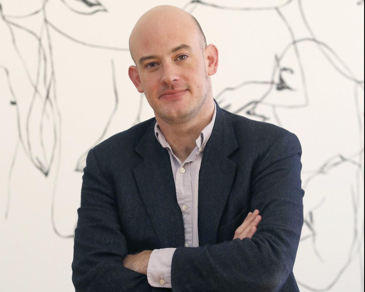 Miguel Barrero, en su despacho del Centro de Cultura Antiguo Instituto. 