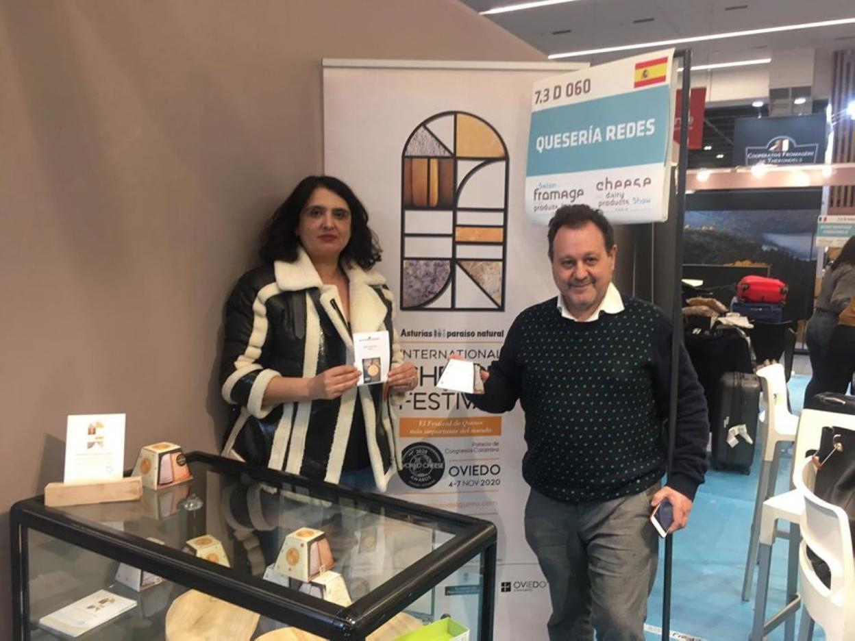 Los quesos Casín y Rey Silo acreditan a Asturias en el Salon du Fromage de París