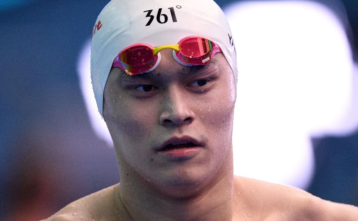 Sun Yang, durante una competición. 