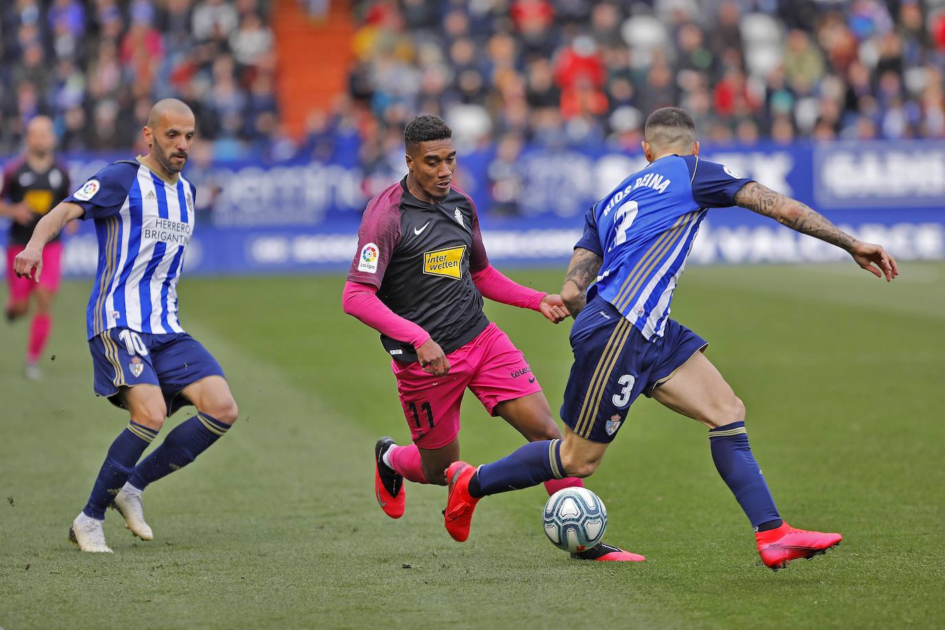 El conjunto rojiblanco cayó en El Toralín debido a un gol Kaxe en el minuto 17. 