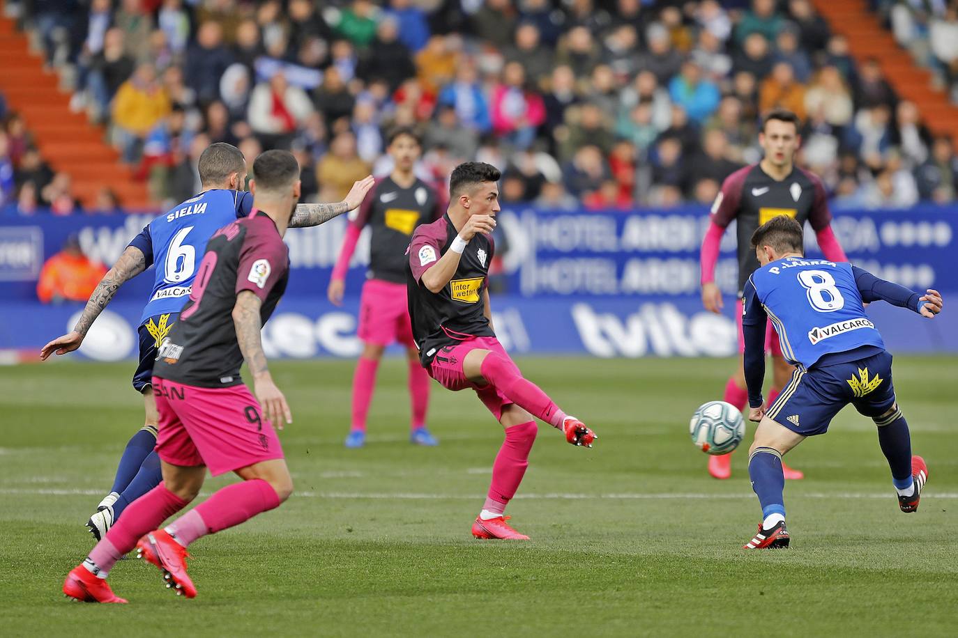 El conjunto rojiblanco cayó en El Toralín debido a un gol Kaxe en el minuto 17. 
