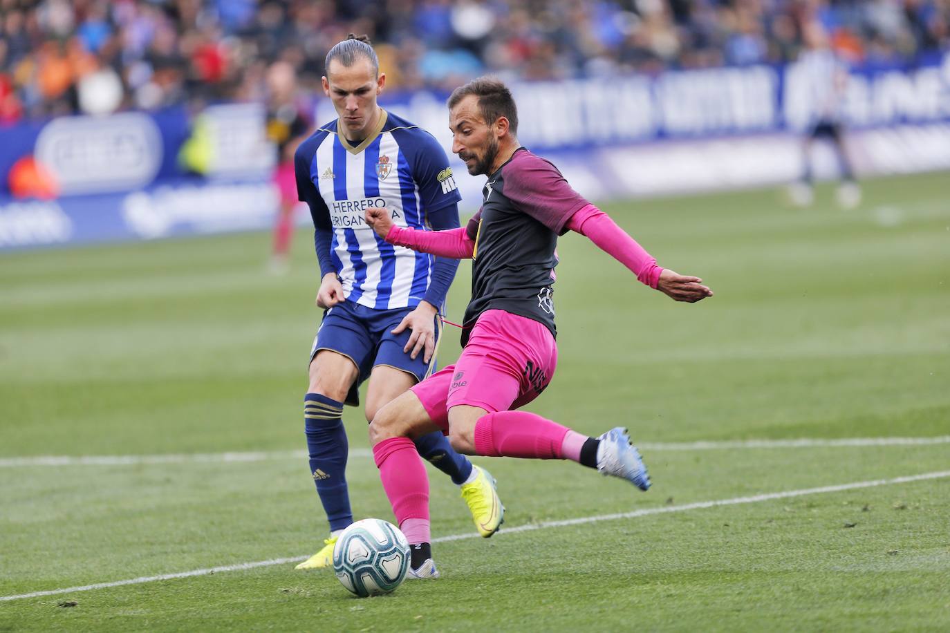 El conjunto rojiblanco cayó en El Toralín debido a un gol Kaxe en el minuto 17. 