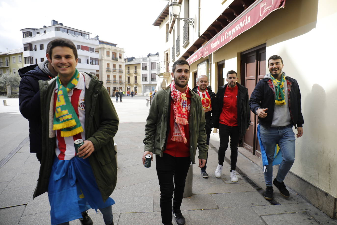 Se esperan unos 2.000 seguidores en las gradas de El Toralín para el importantísimo encuentro de esta tarde del Sporting