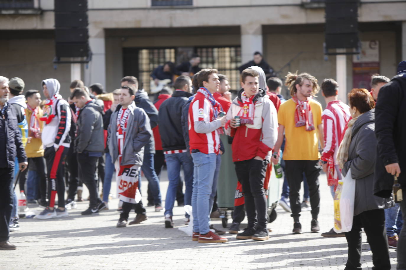Se esperan unos 2.000 seguidores en las gradas de El Toralín para el importantísimo encuentro de esta tarde del Sporting