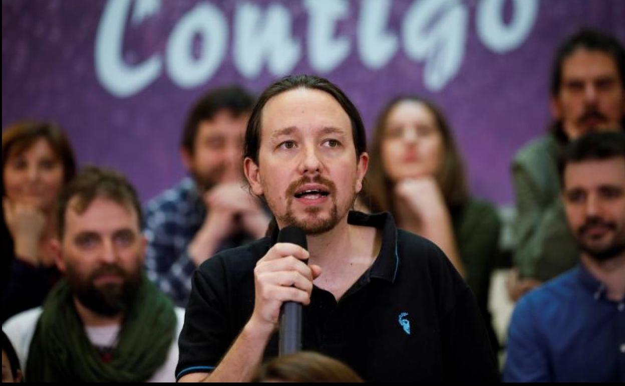 El secretario general de Podemos, Pablo Iglesias.