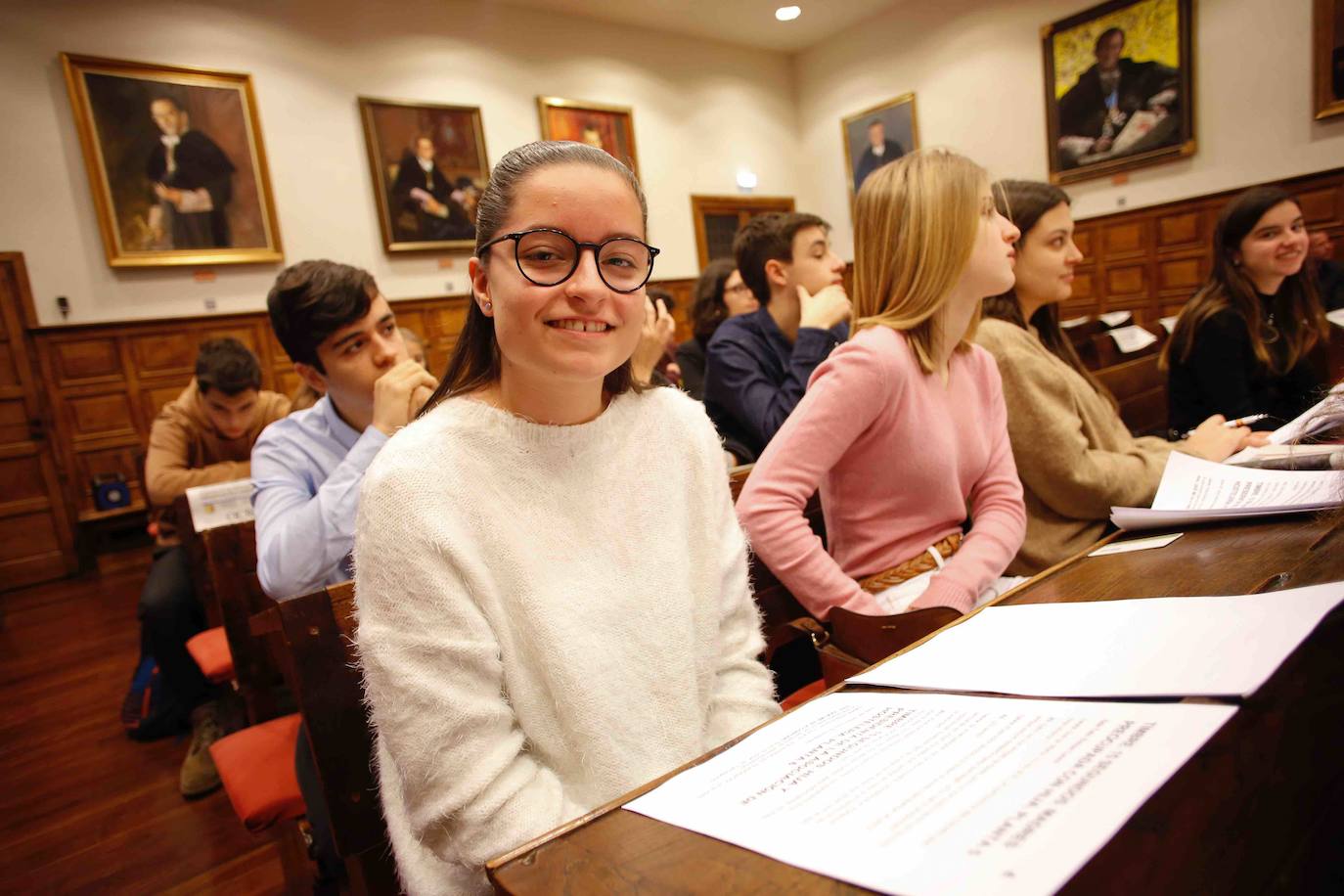 El programa de fomento de la cultura emprendedora organizado por EL COMERCIO selecciona a los ganadores de su séptima edición en el Edificio Histórico de la Universidad de Oviedo