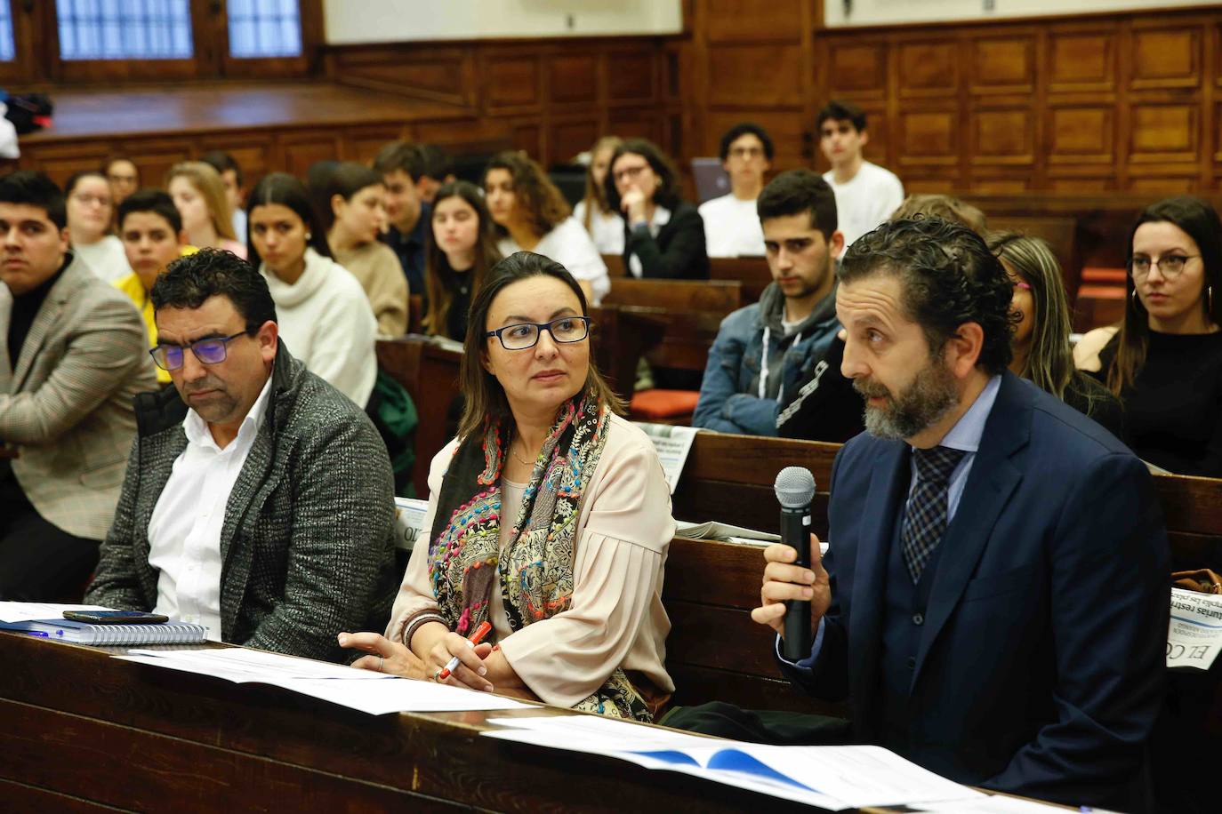 El programa de fomento de la cultura emprendedora organizado por EL COMERCIO selecciona a los ganadores de su séptima edición en el Edificio Histórico de la Universidad de Oviedo