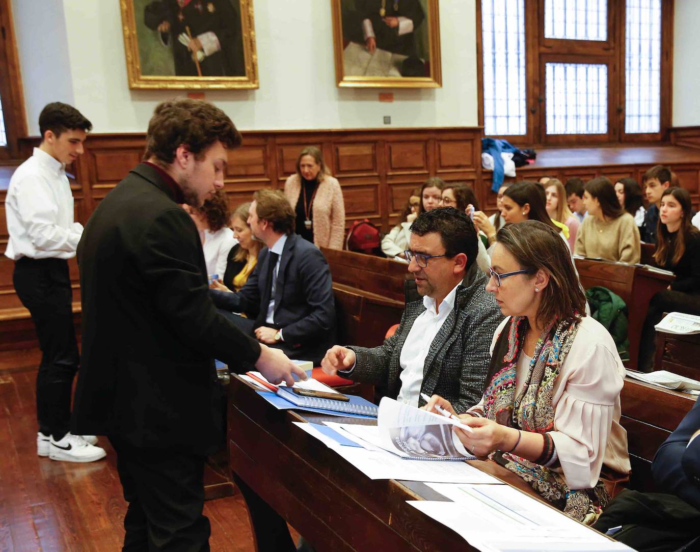 El programa de fomento de la cultura emprendedora organizado por EL COMERCIO selecciona a los ganadores de su séptima edición en el Edificio Histórico de la Universidad de Oviedo