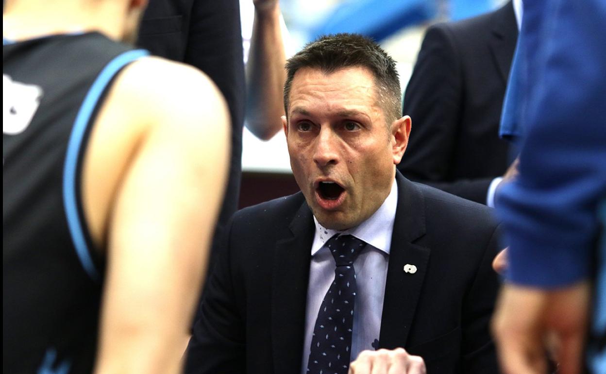 Lezkano, durante su etapa en el Baloncesto Breogán. / EL PROGRESO