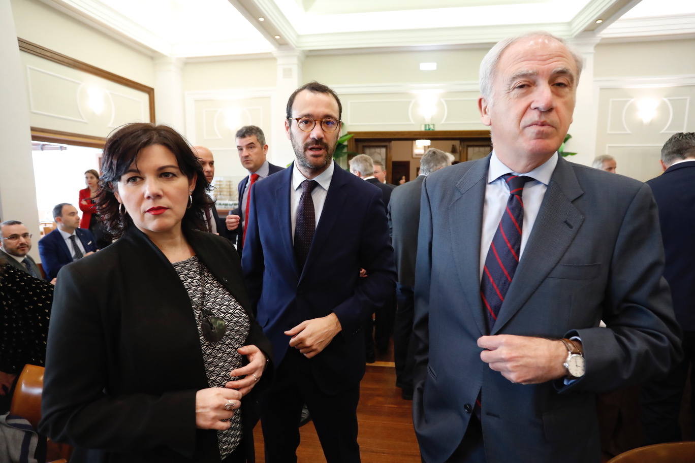 El presidente de la Confederación Española de Organizaciones Empresariales (CEOE) participa en la jornada 'Retos y oportunidades de las empresas ante el nuevo ciclo', organizada por EL COMERCIO y Liberbank