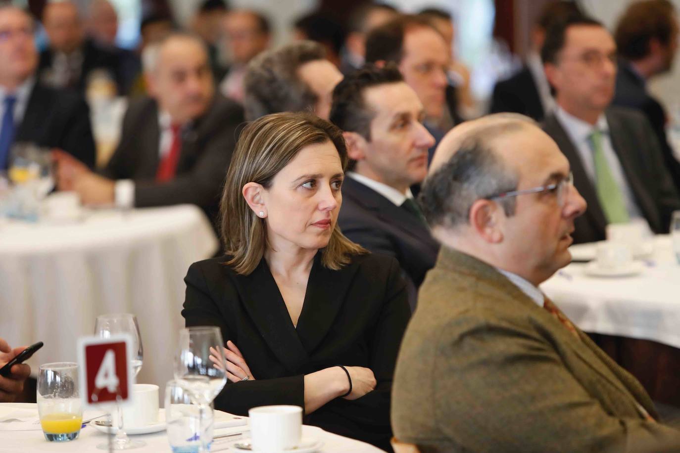 El presidente de la Confederación Española de Organizaciones Empresariales (CEOE) participa en la jornada 'Retos y oportunidades de las empresas ante el nuevo ciclo', organizada por EL COMERCIO y Liberbank